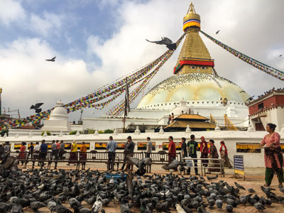 kathmandu-boudnath-stupa-pigeons kathmandu-boudnath-stupa-pigeons